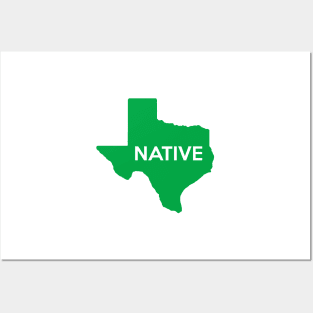 Texas Native TX Posters and Art